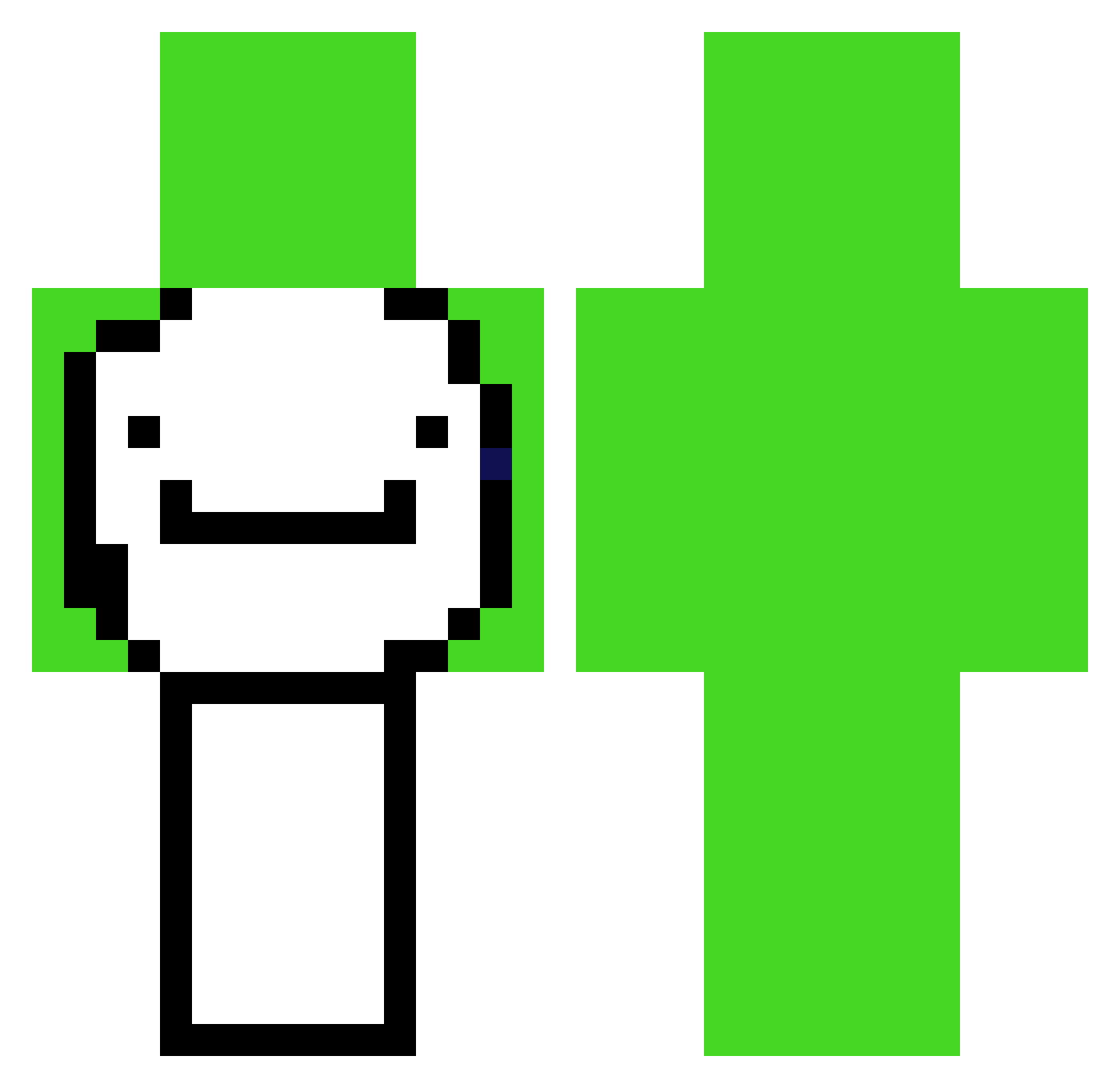 prodnaglo Minecraft skin, front and back view