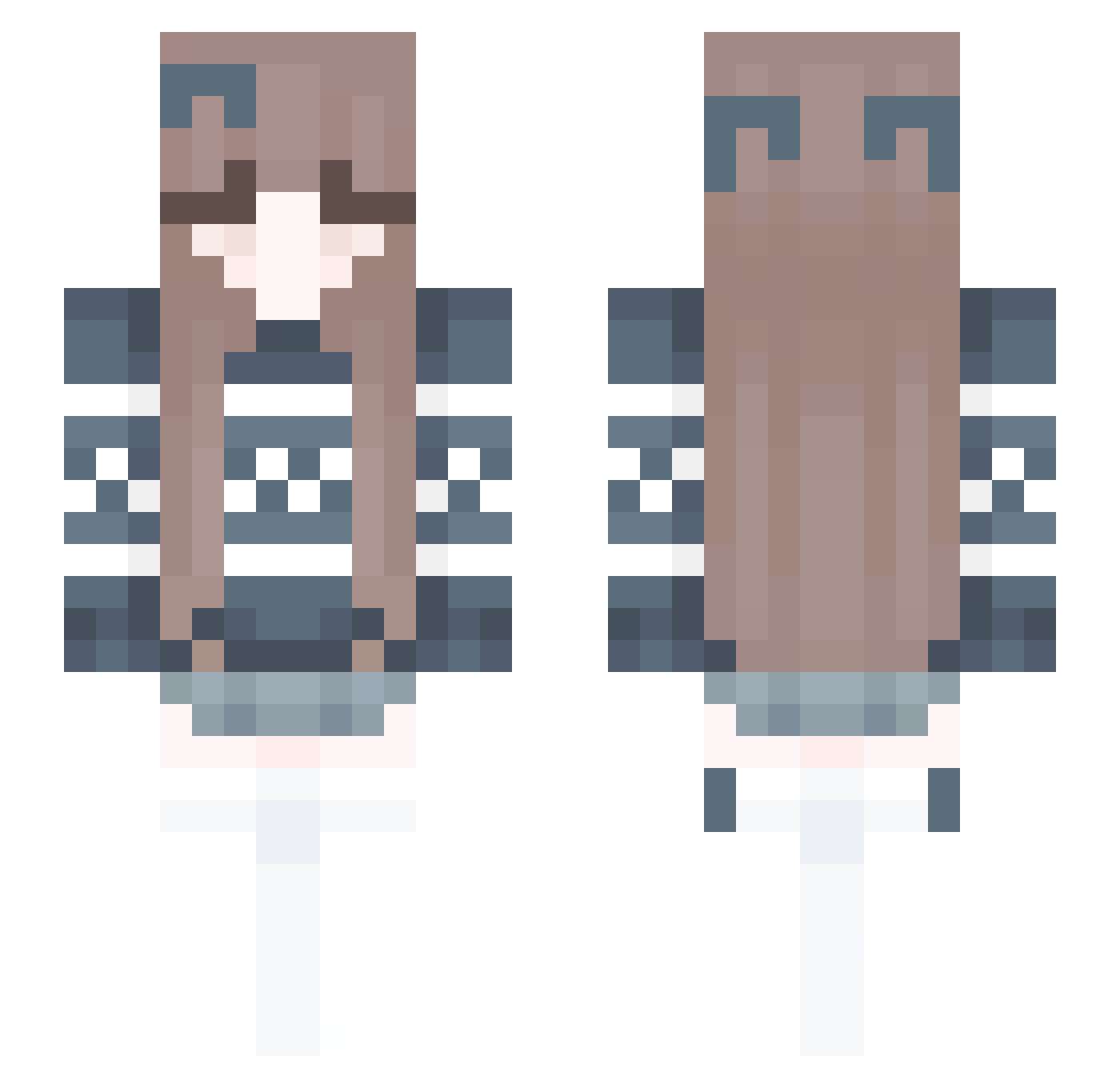 aydenyen Minecraft skin, front and back view