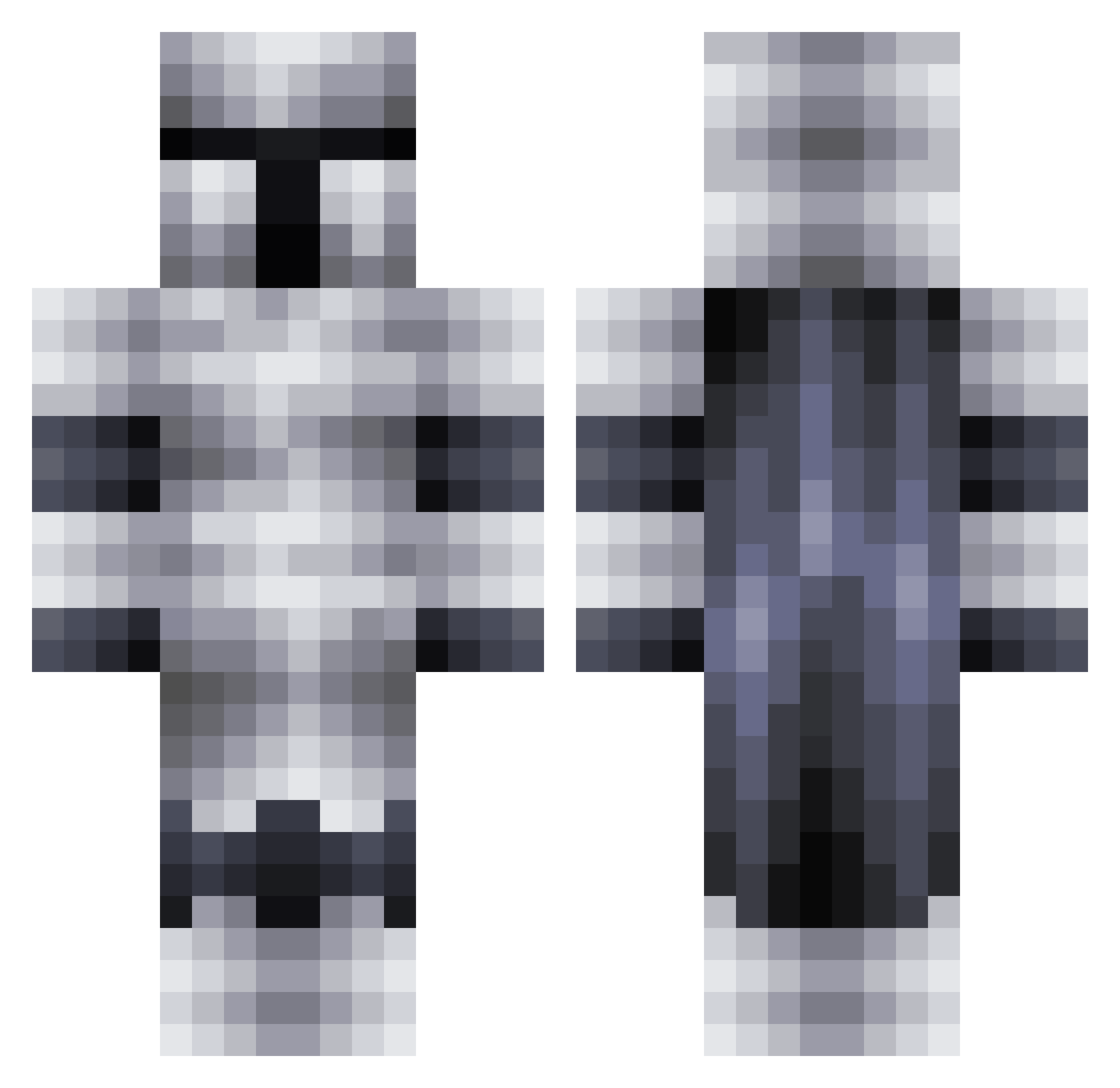 _beeeee Minecraft skin, front and back view