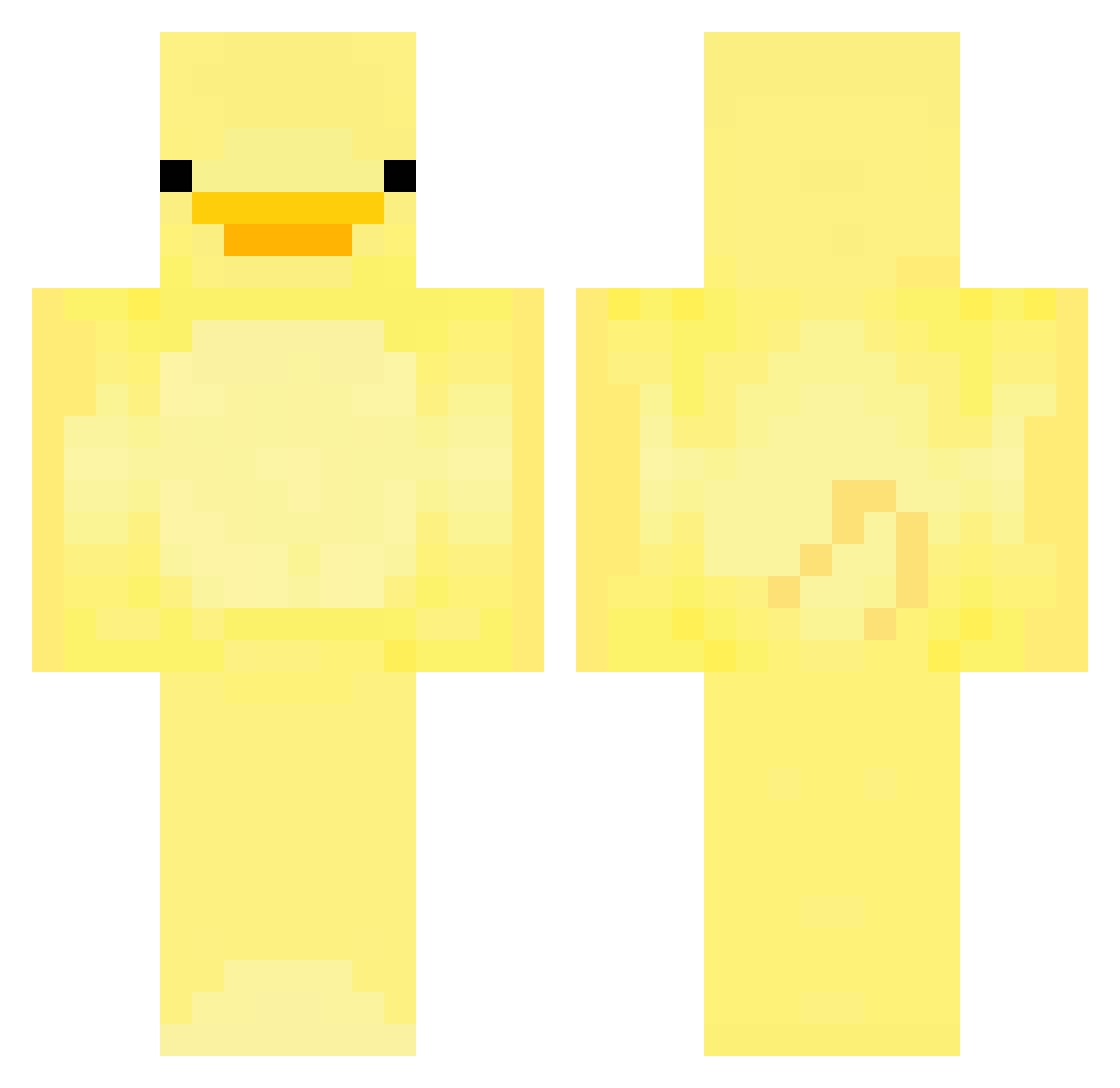 tvojamami03 Minecraft skin, front and back view