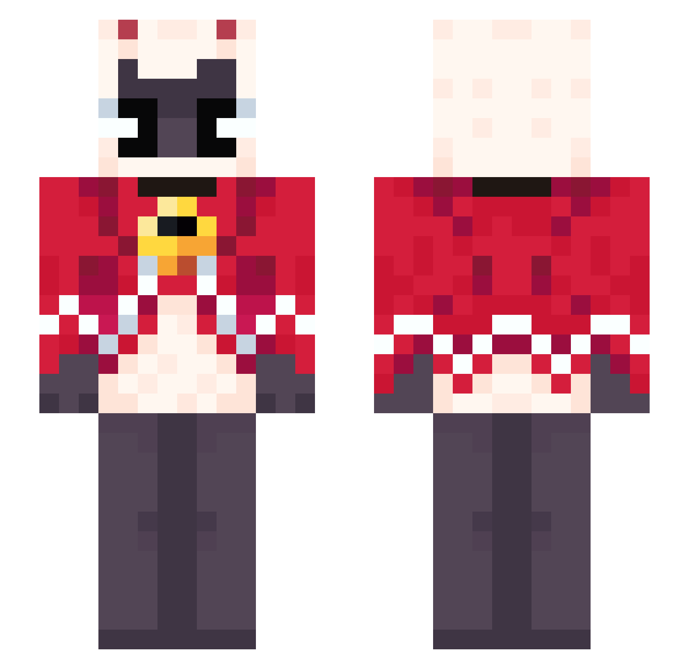 H3llH0und64 - cult of the lamb Minecraft skin