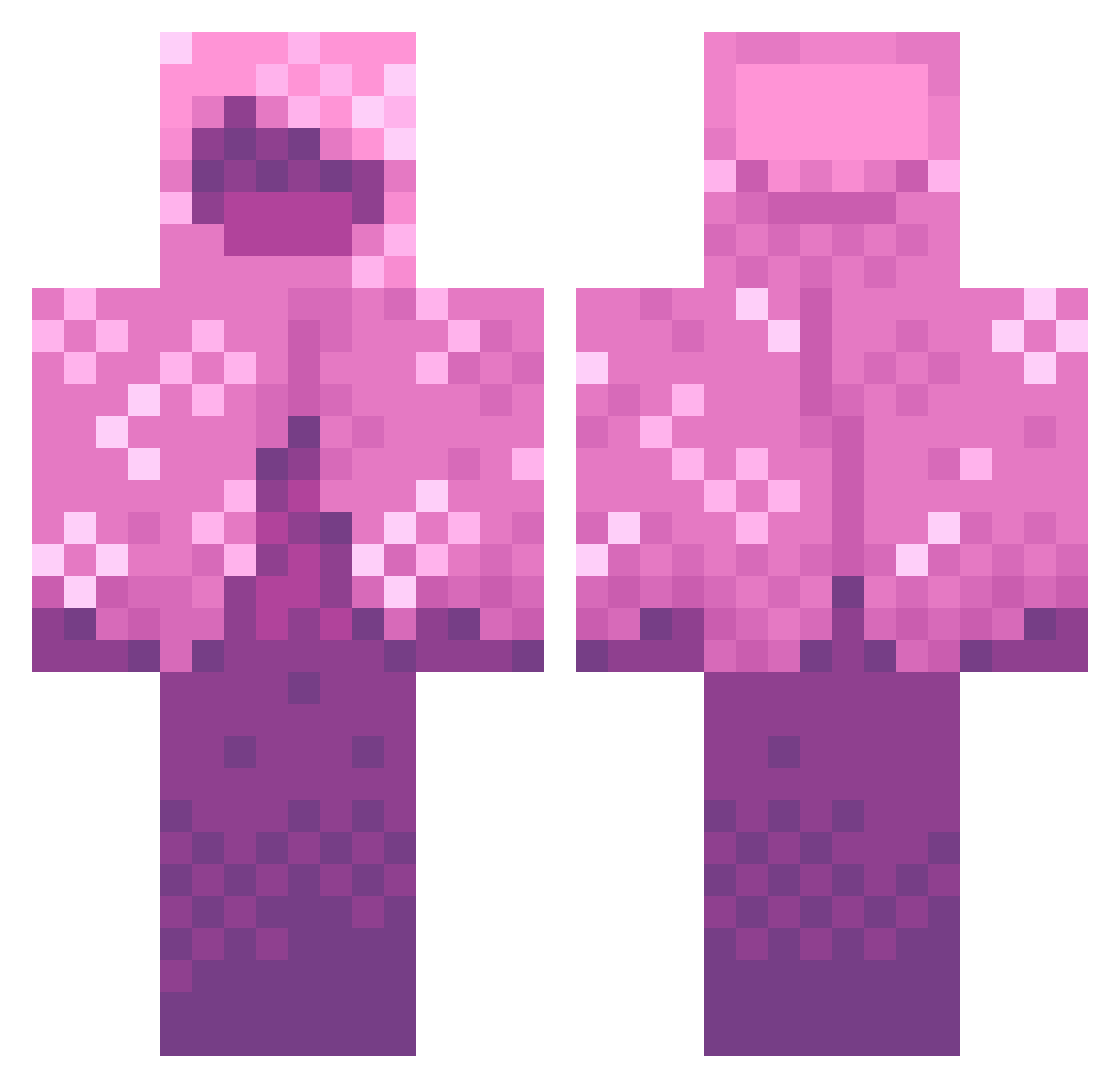 sosnmash Minecraft skin, front and back view
