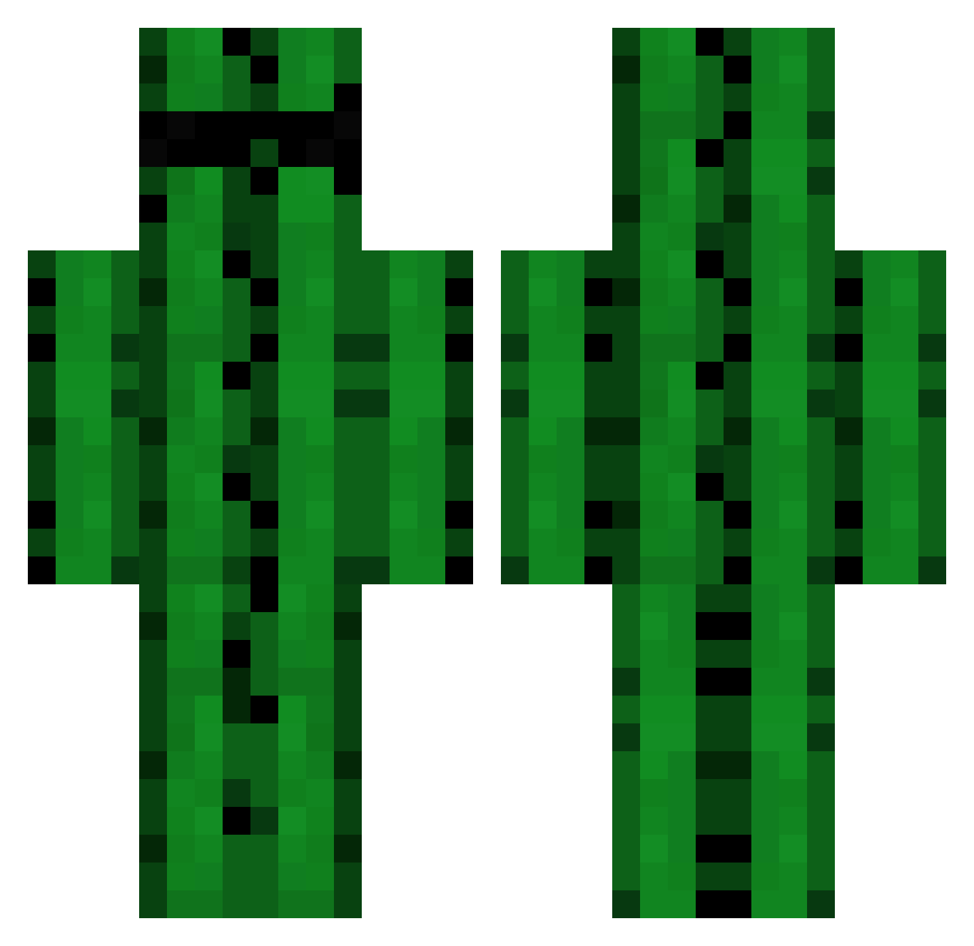 Lil_Phyros Minecraft skin, front and back view