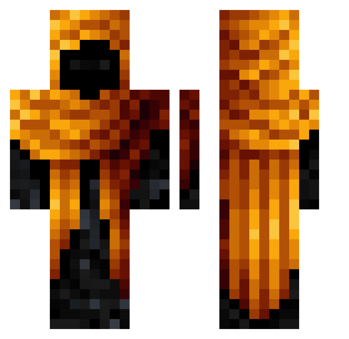 Andrea_Raguso Minecraft skin, front and back view