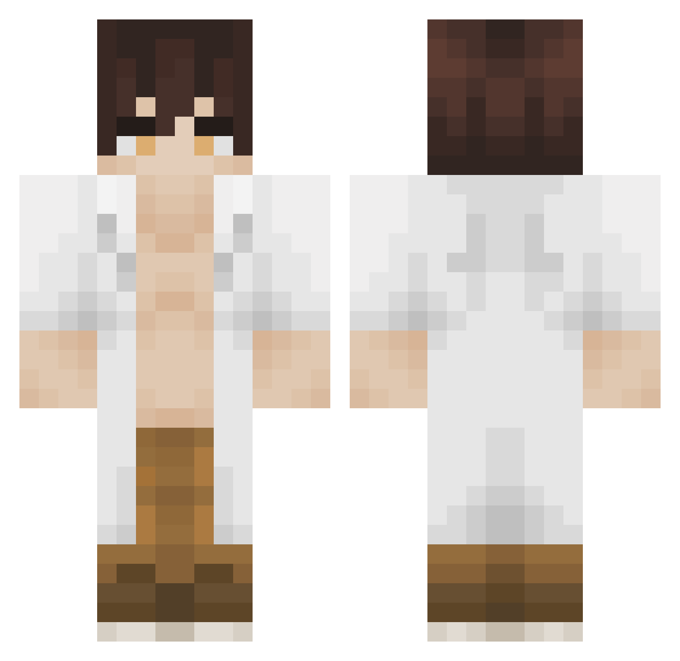 Mr_Lucenfier Minecraft skin, front and back view