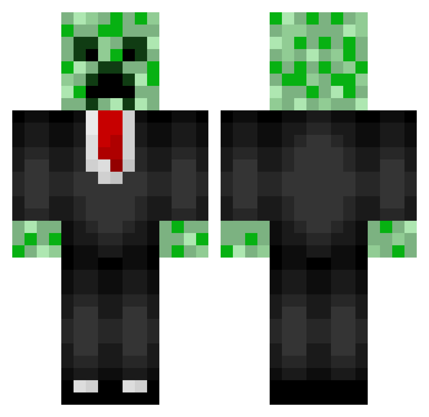 _NAO_IVANTHEBEST Minecraft skin, front and back view