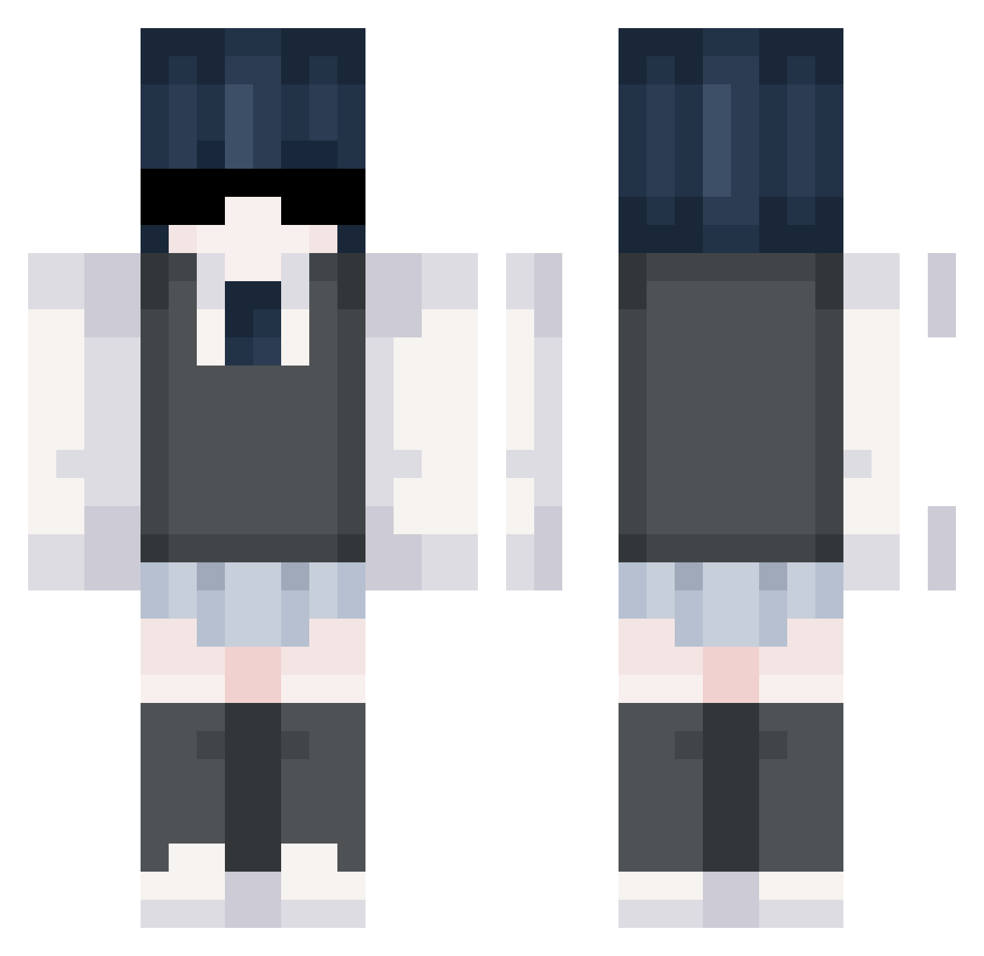 zenqx_07 Minecraft skin, front and back view