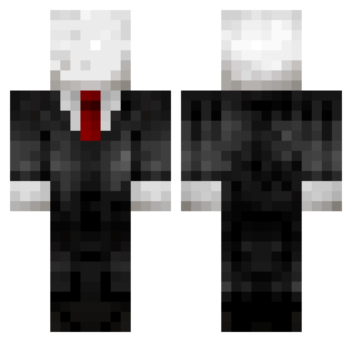 Timelessly Minecraft skin, front and back view
