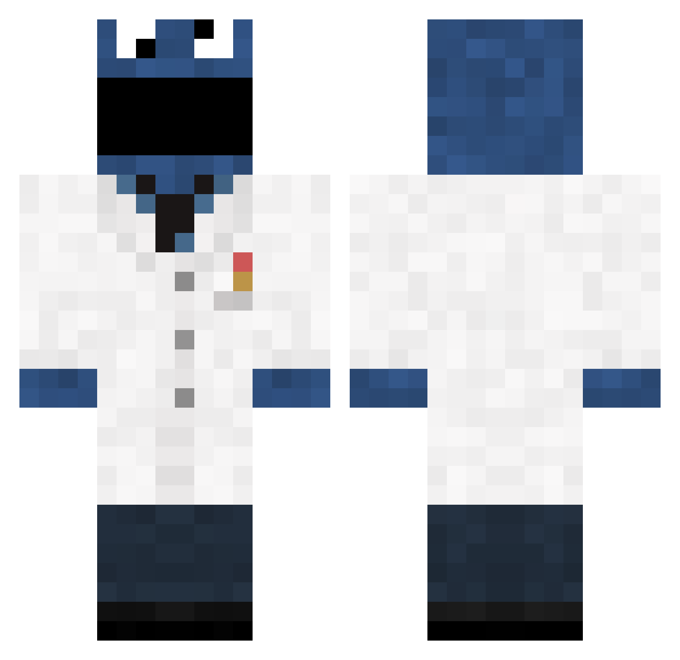 Andeh_ Minecraft skin, front and back view