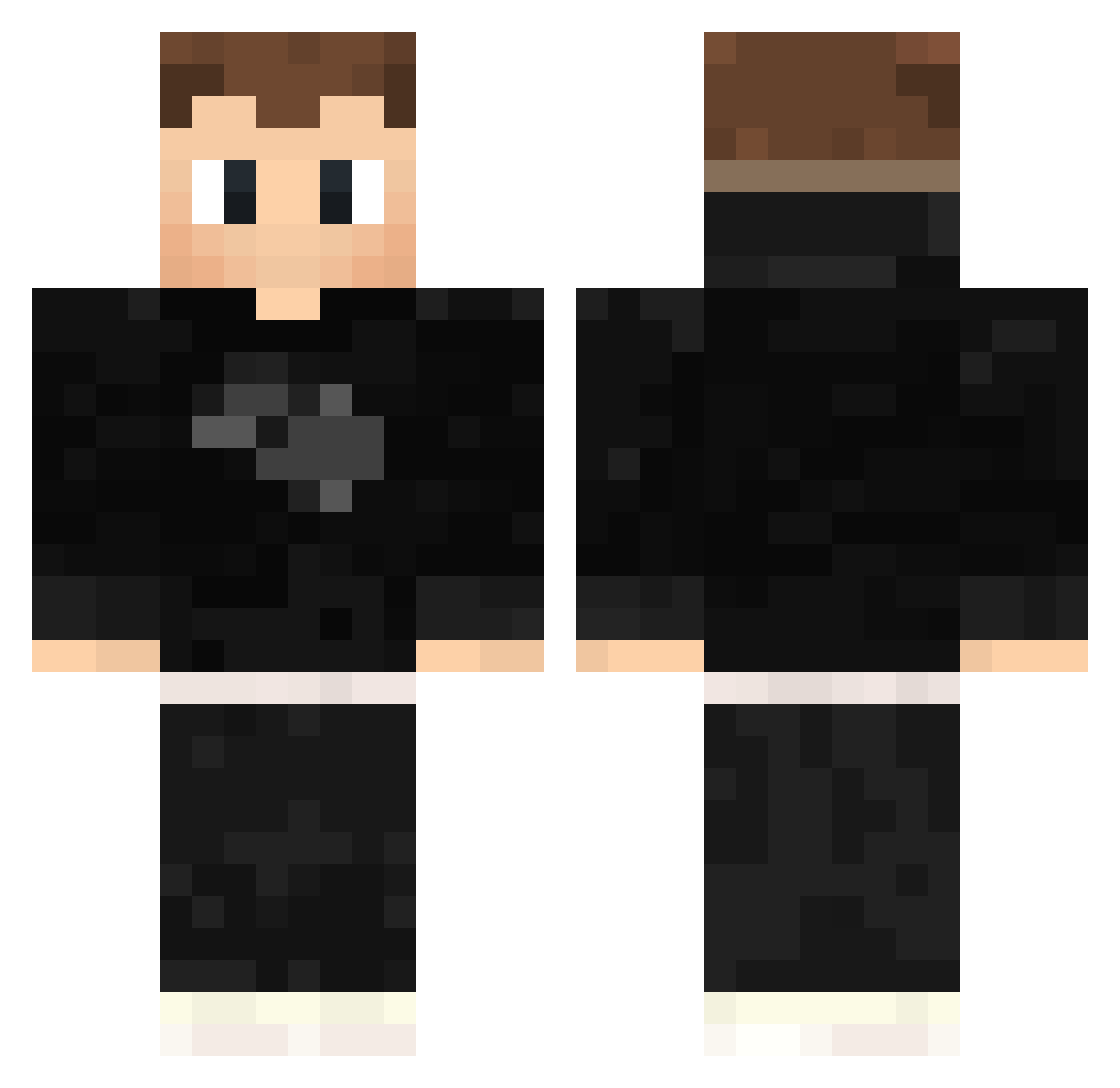 _PLE_ Minecraft skin, front and back view