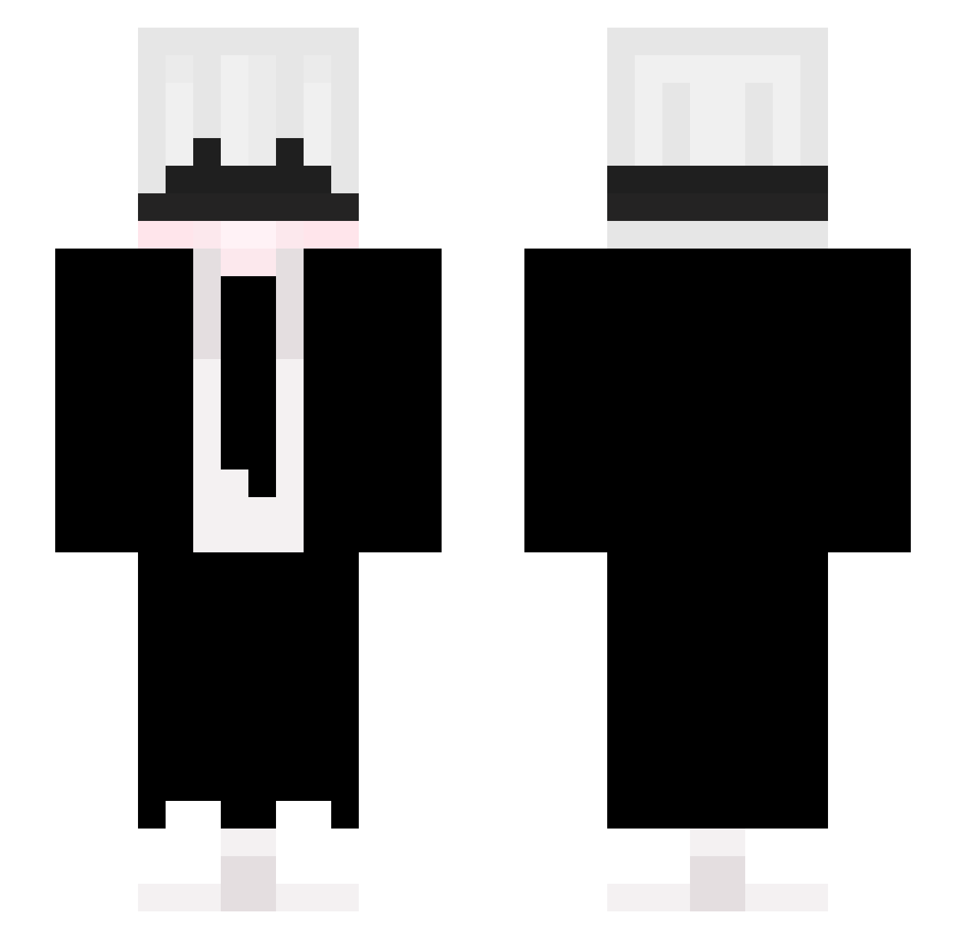 SOMDOOY Minecraft skin, front and back view