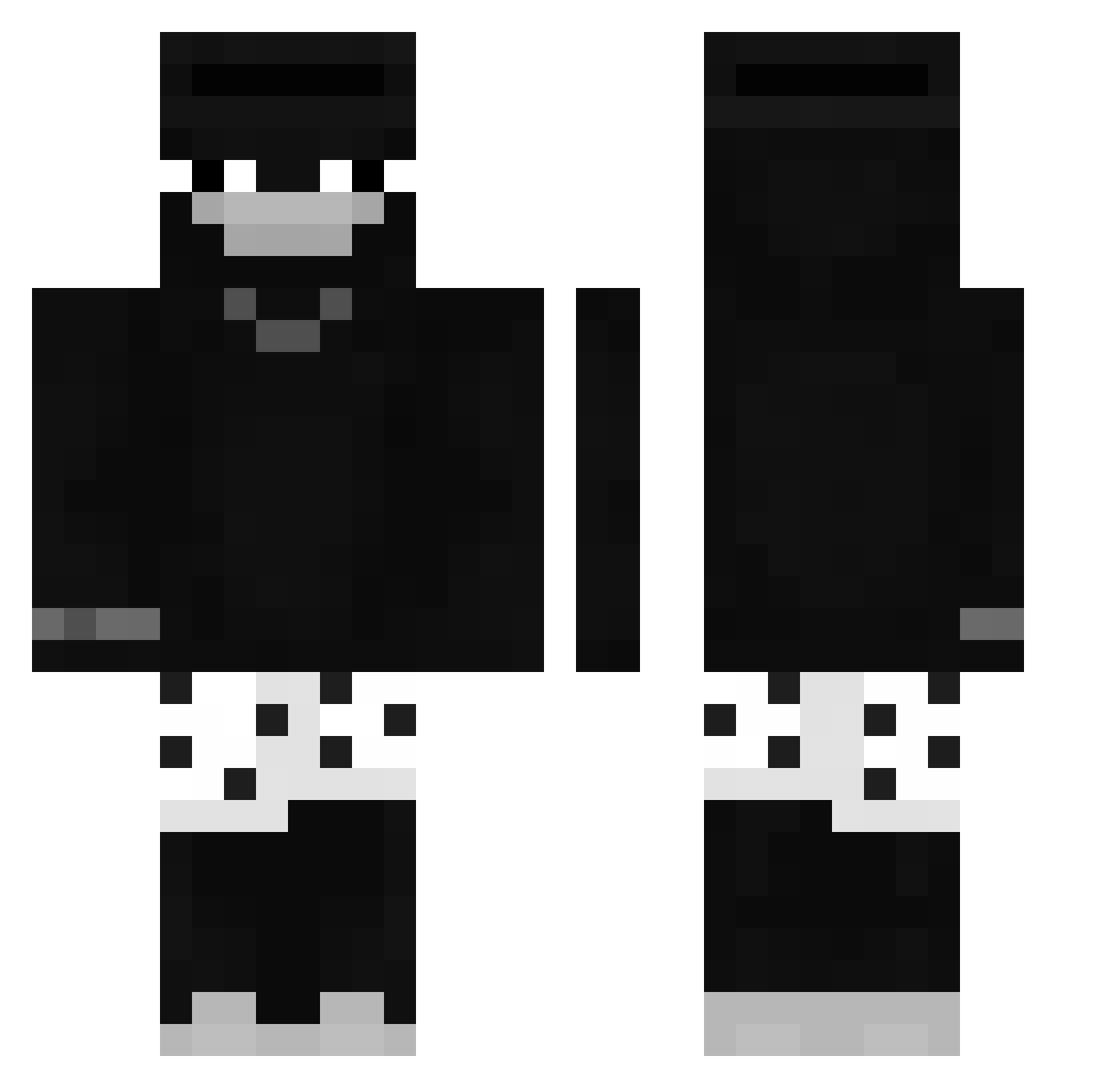 John_F_Kennedy59 Minecraft skin, front and back view