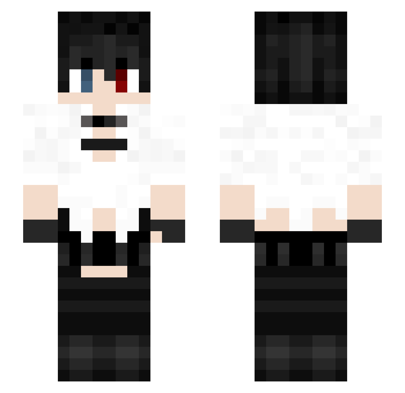 leventrifosfat Minecraft skin, front and back view