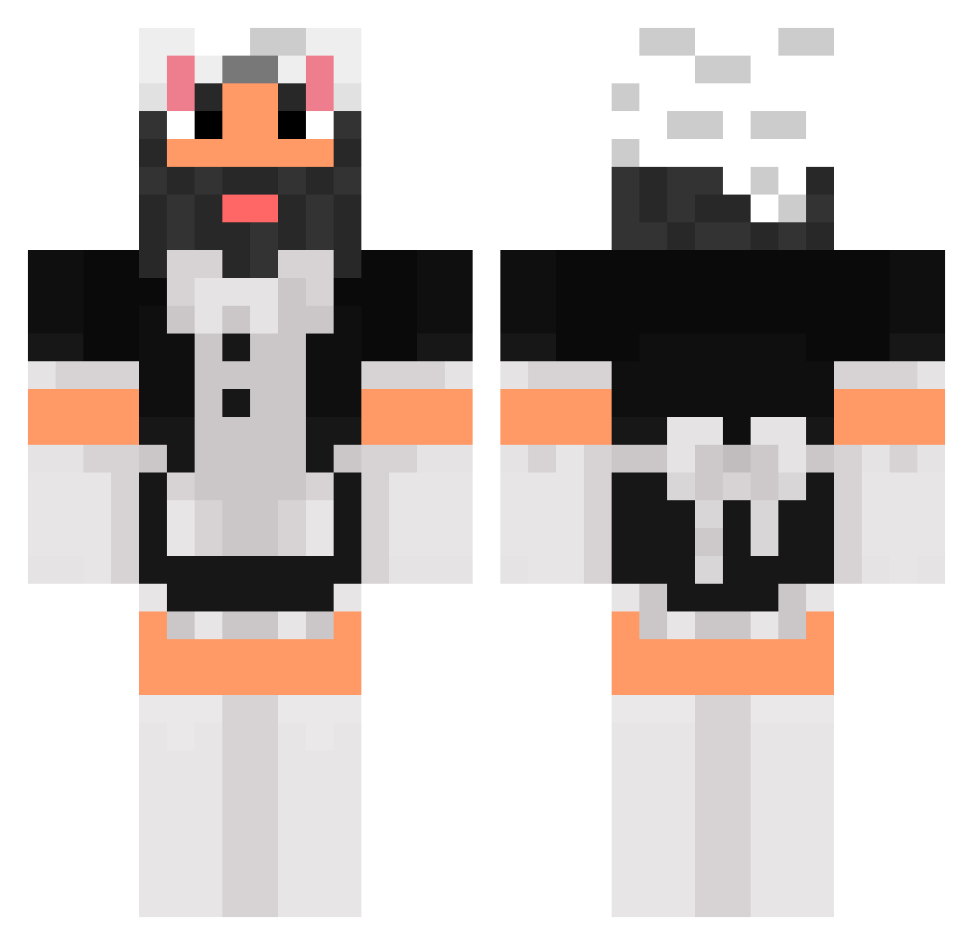 King_Inglis Minecraft skin, front and back view