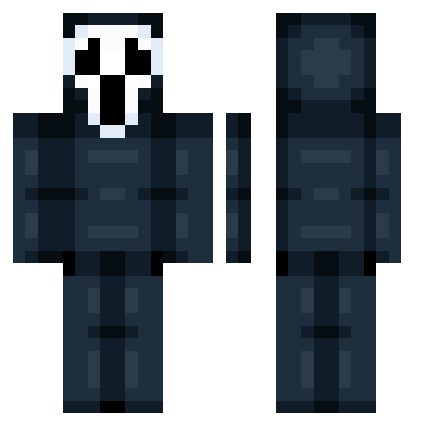 Manglarnnn Minecraft skin, front and back view