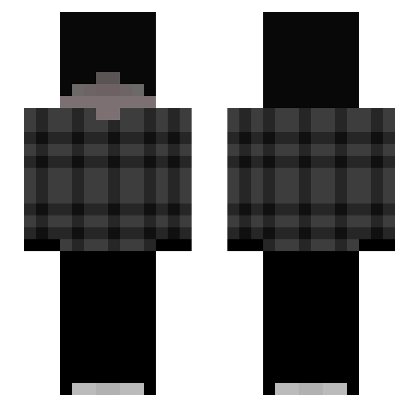 sillinessss Minecraft skin, front and back view