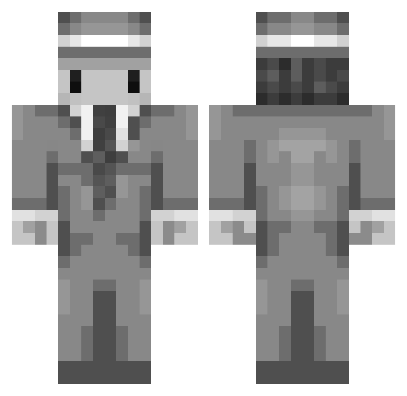 Tomy_Sensei Minecraft skin, front and back view