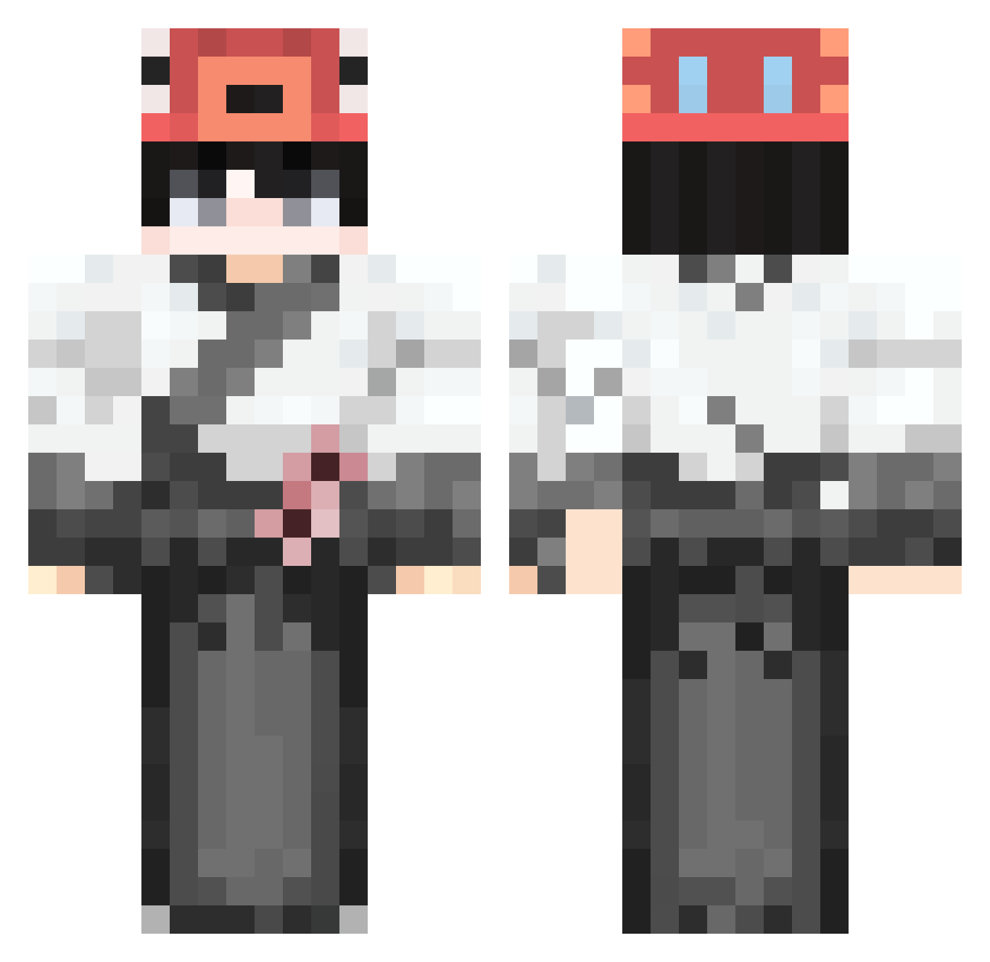 SonhosDeValse Minecraft skin, front and back view