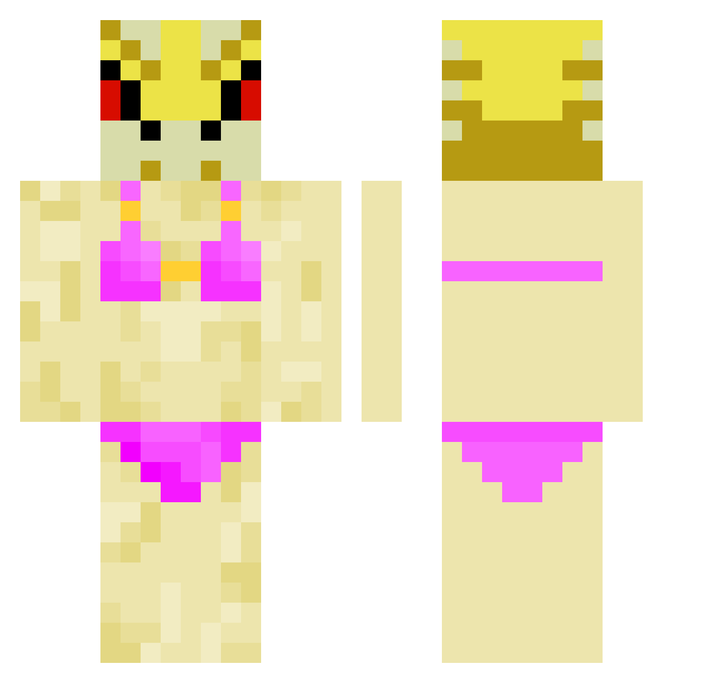 nathan_In_paris Minecraft skin, front and back view