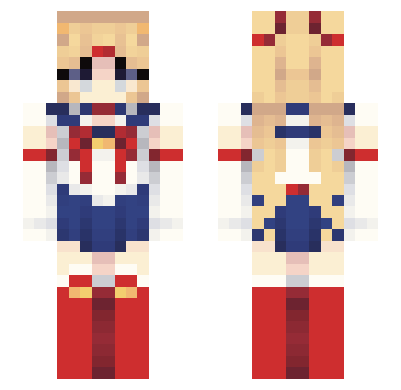 05Nati1907 Minecraft skin, front and back view