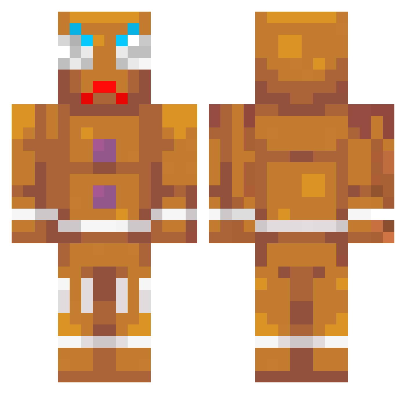 Spacious_ Minecraft skin, front and back view