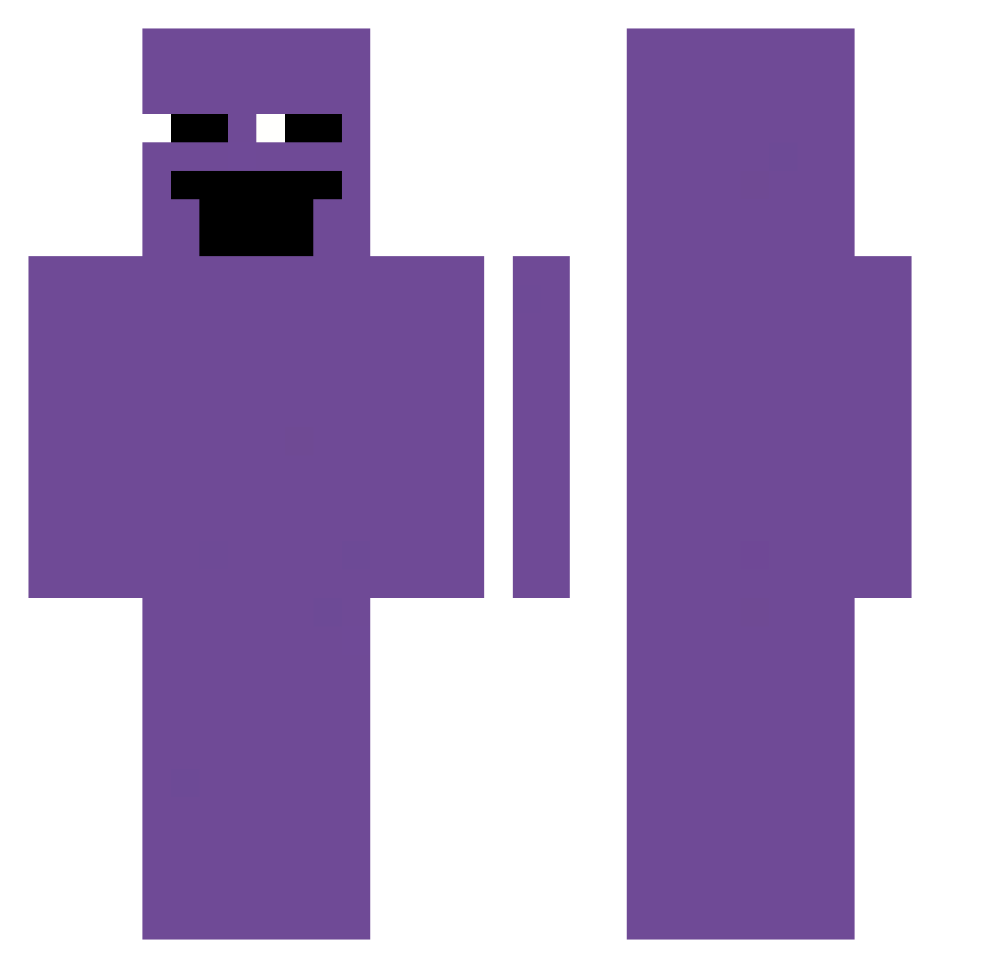 AssassinsPerkss Minecraft skin, front and back view