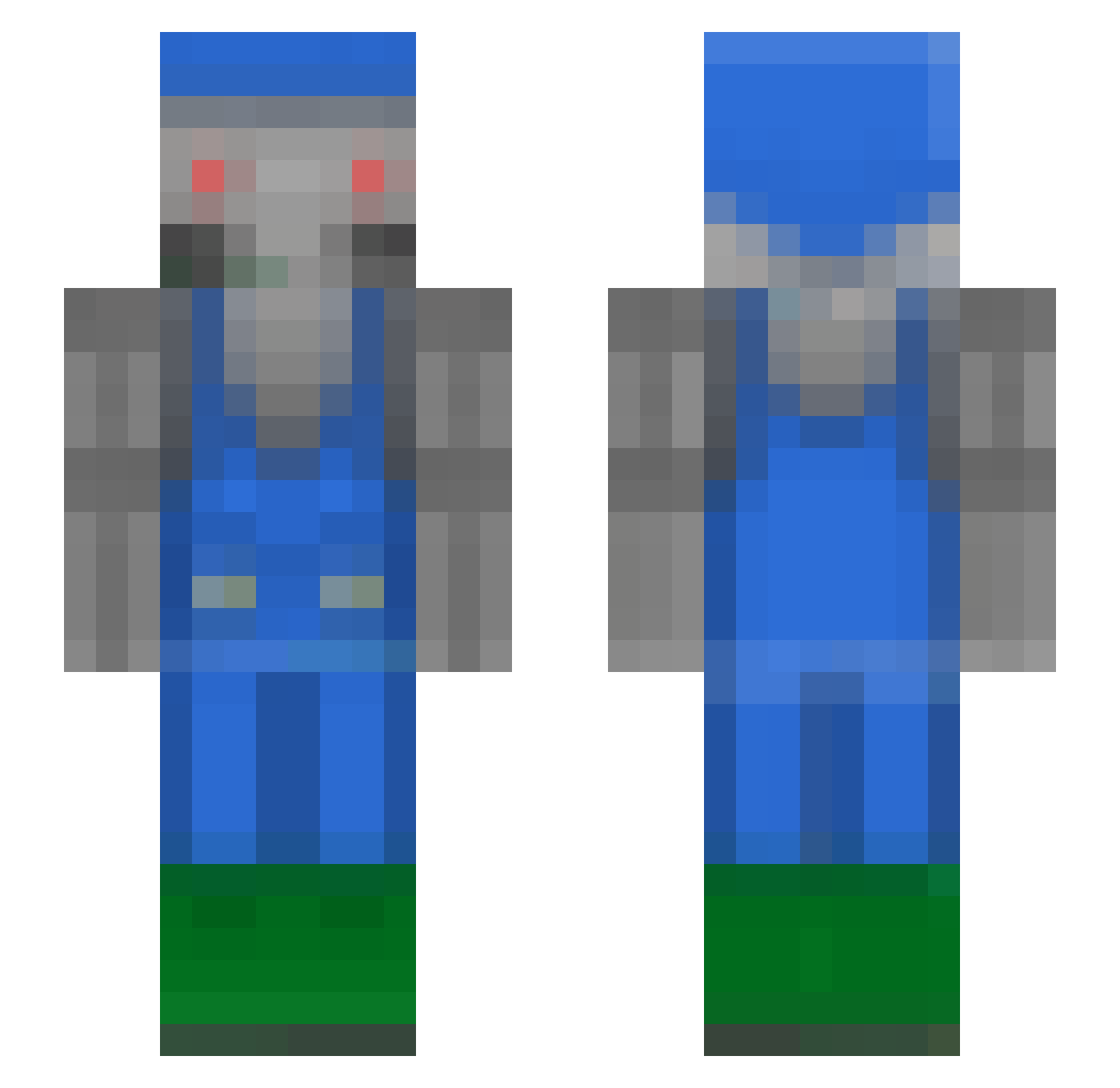 slike173 Minecraft skin, front and back view