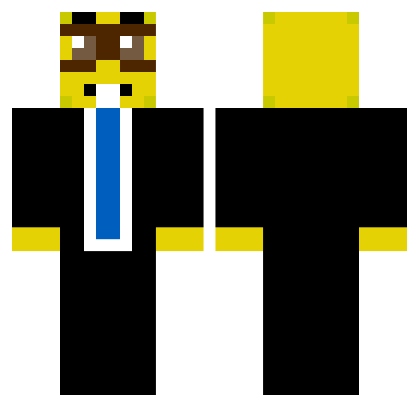 rafff111 Minecraft skin, front and back view