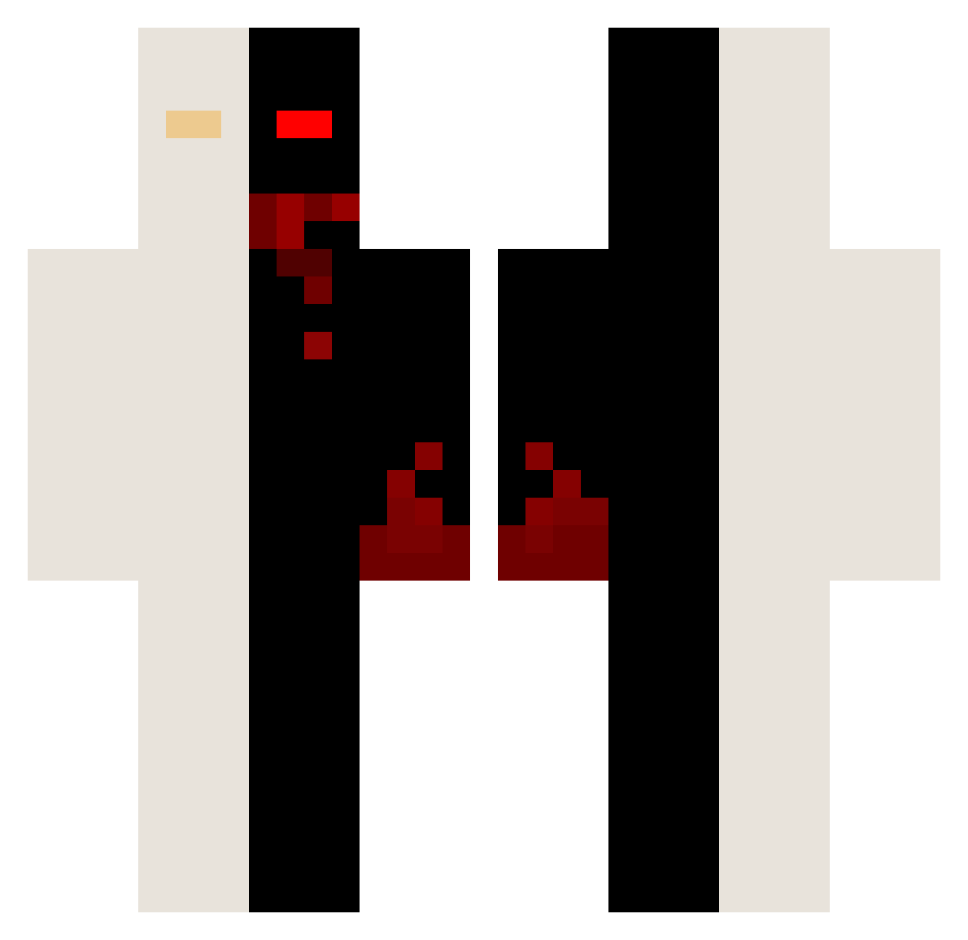 Fein_Bean Minecraft skin, front and back view