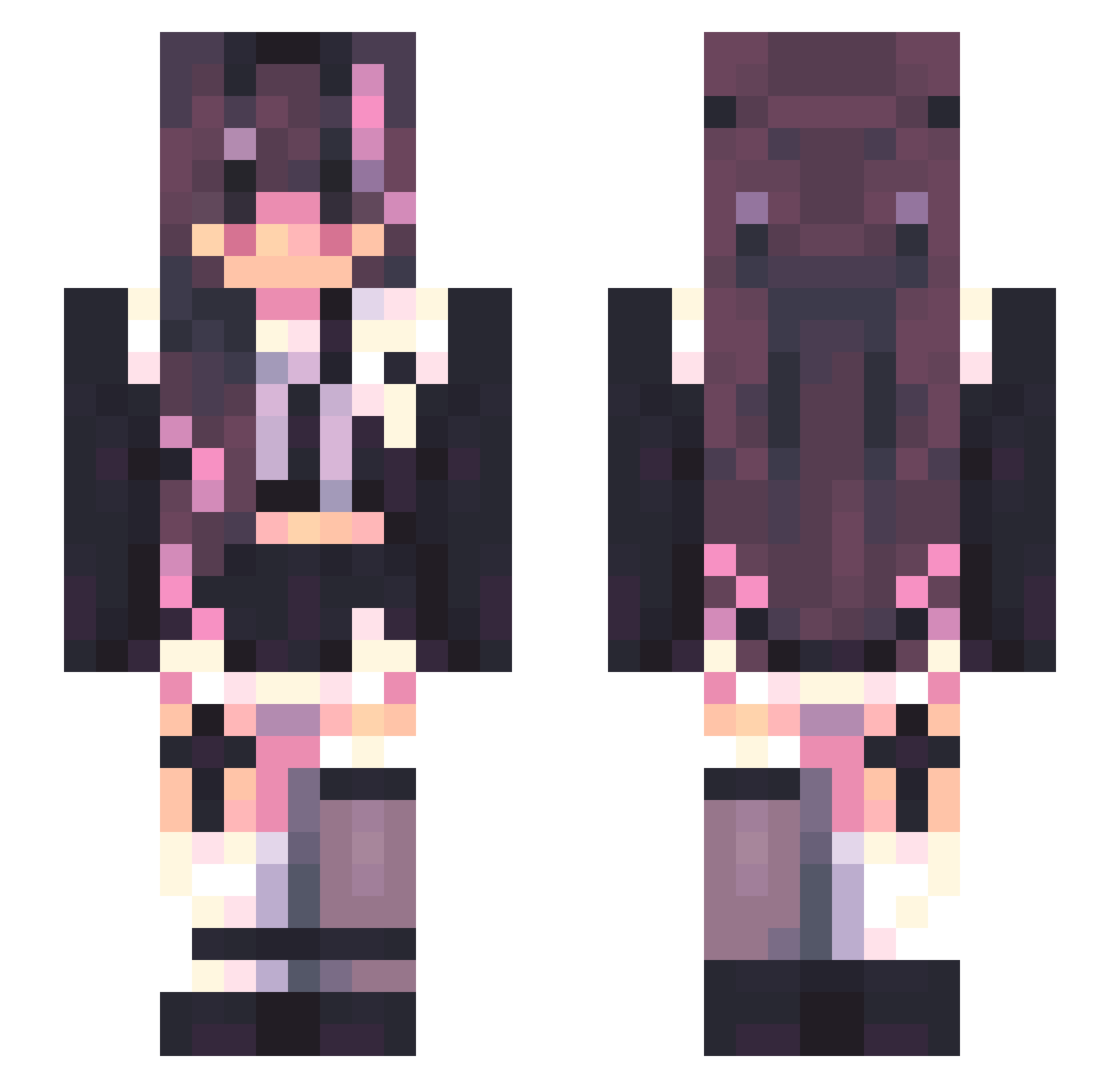 SchlingelOderSo Minecraft skin, front and back view