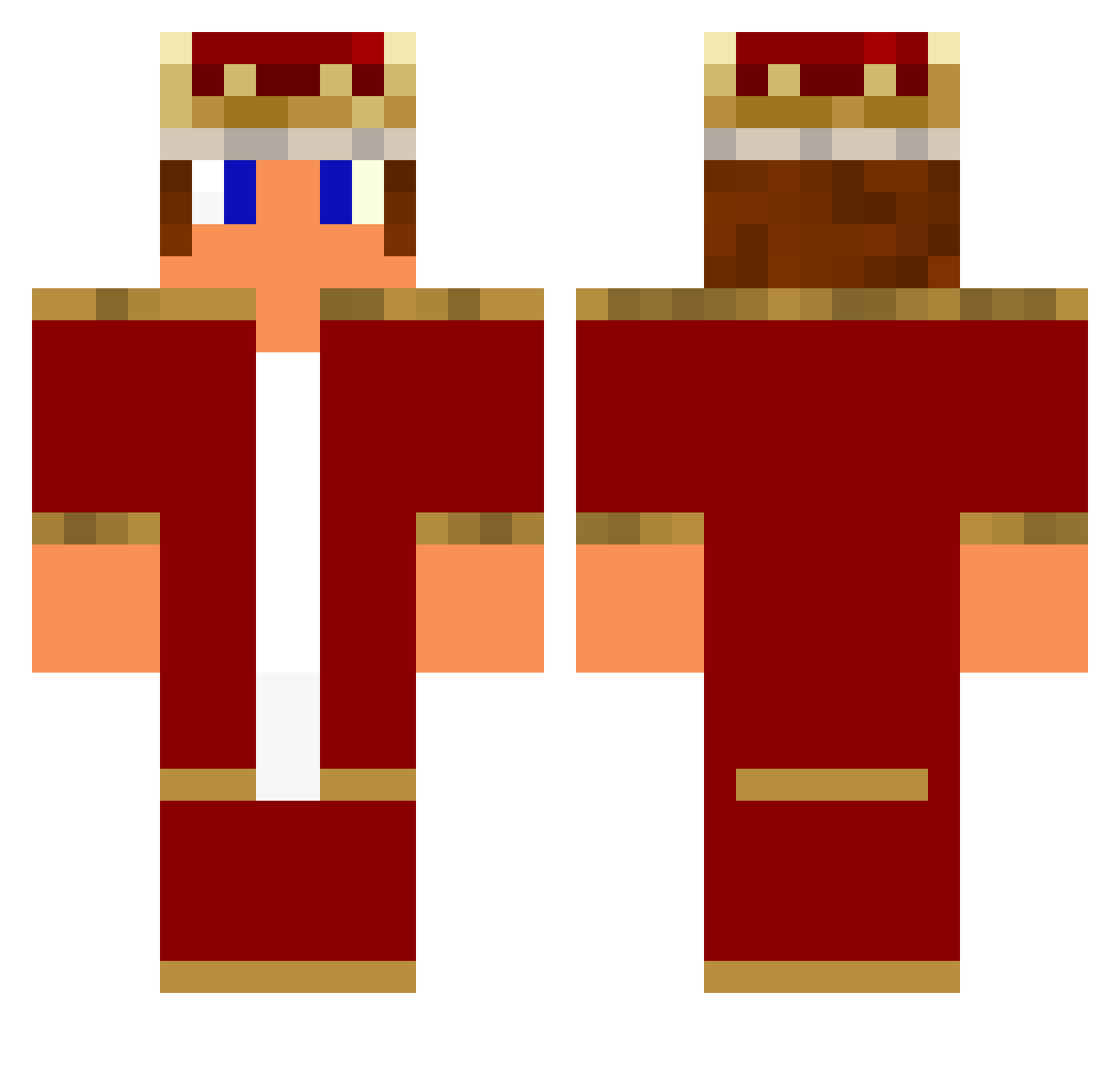 _MMIIS_ Minecraft skin, front and back view