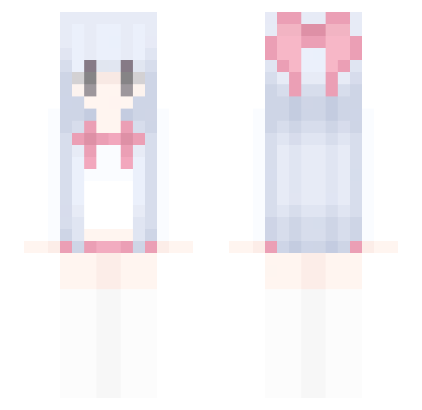 darfexiik Minecraft skin, front and back view