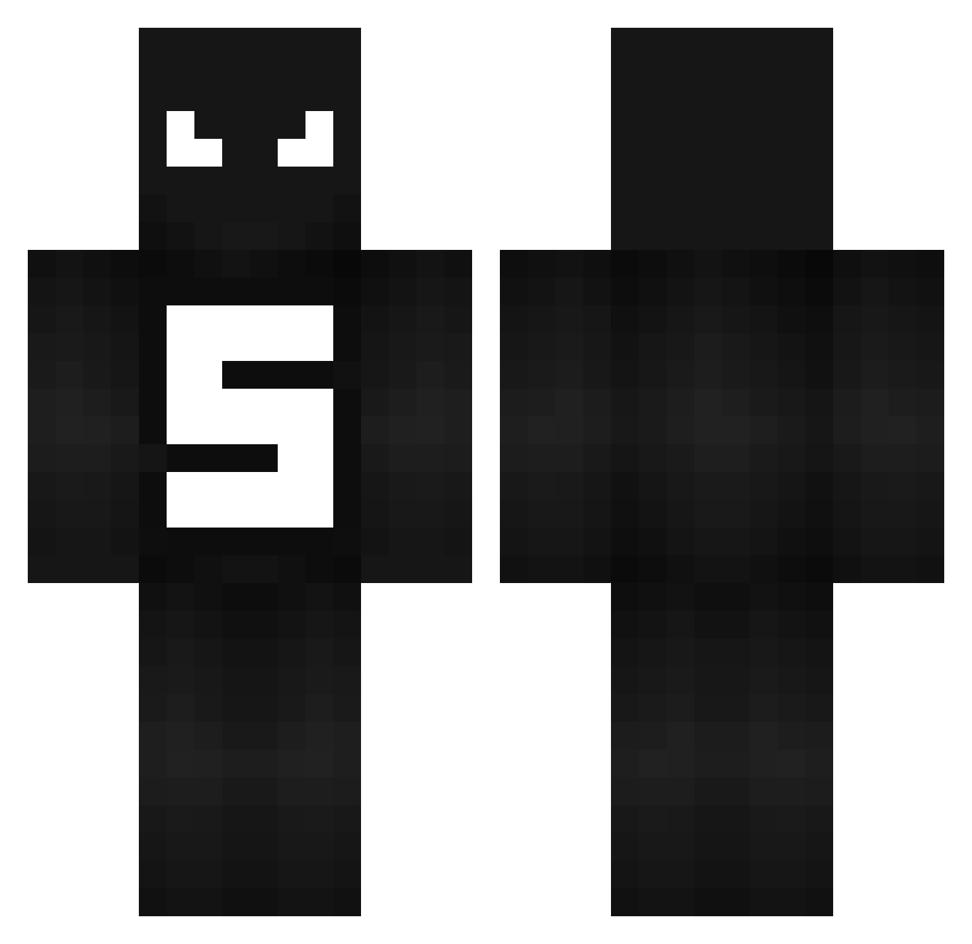 Soaring Minecraft skin, front and back view