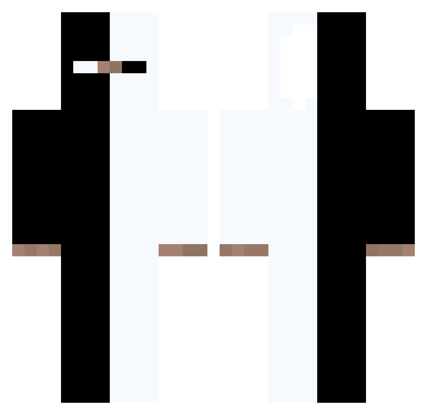 TYMEK20190707 Minecraft skin, front and back view
