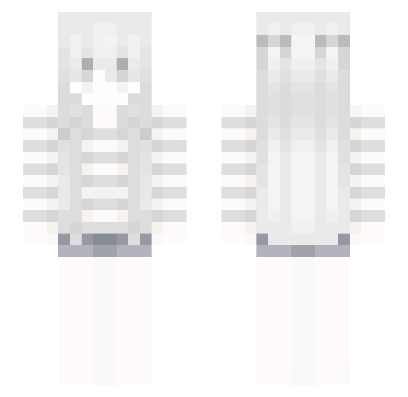 _WakabaMutsum1_ Minecraft skin, front and back view