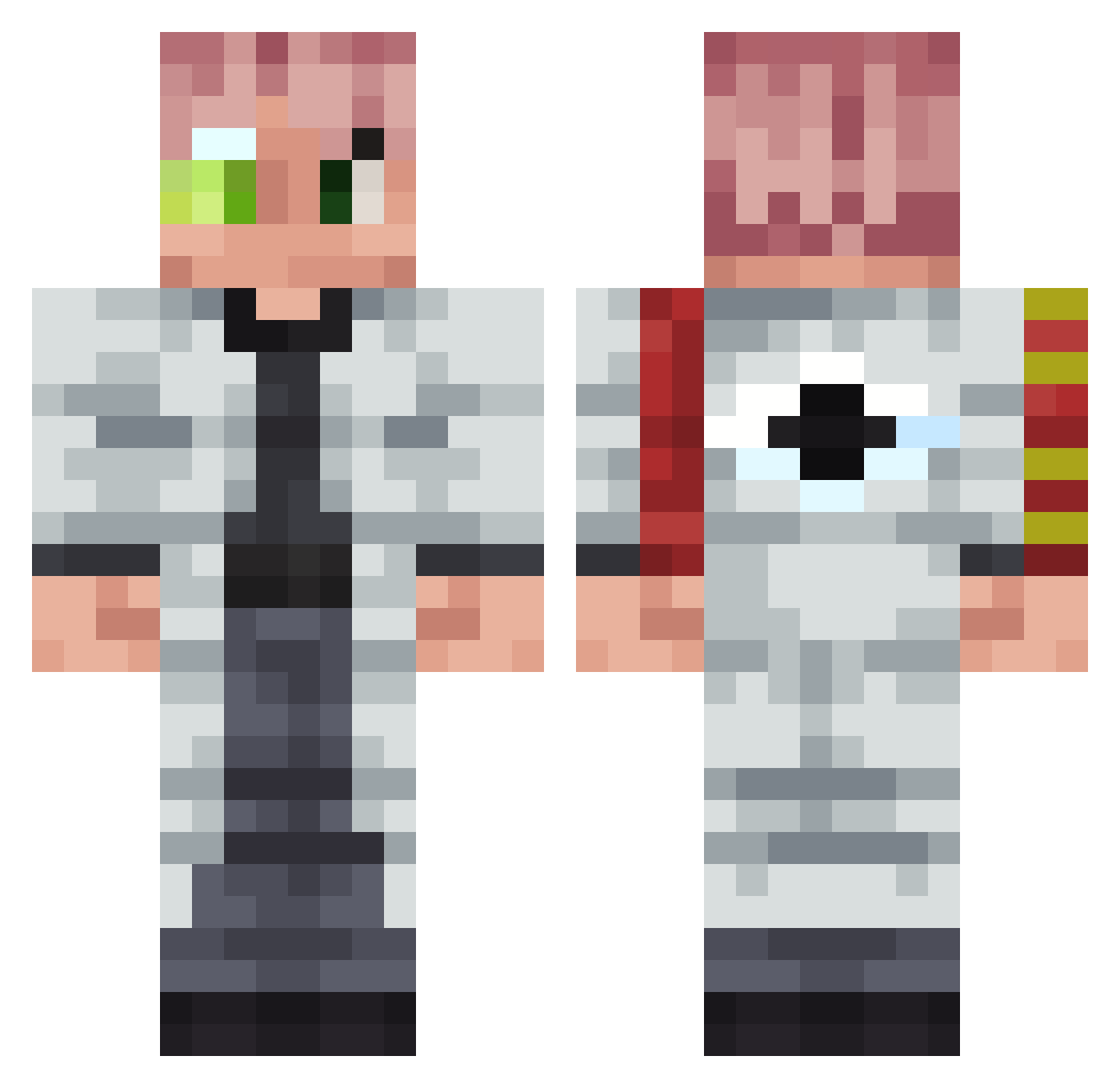 LyamTheSniper Minecraft skin, front and back view
