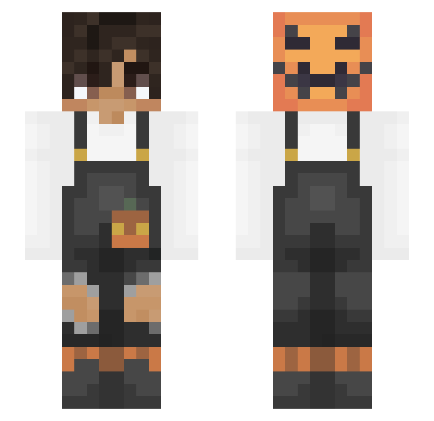 xX_chlamydia_Xx Minecraft skin, front and back view
