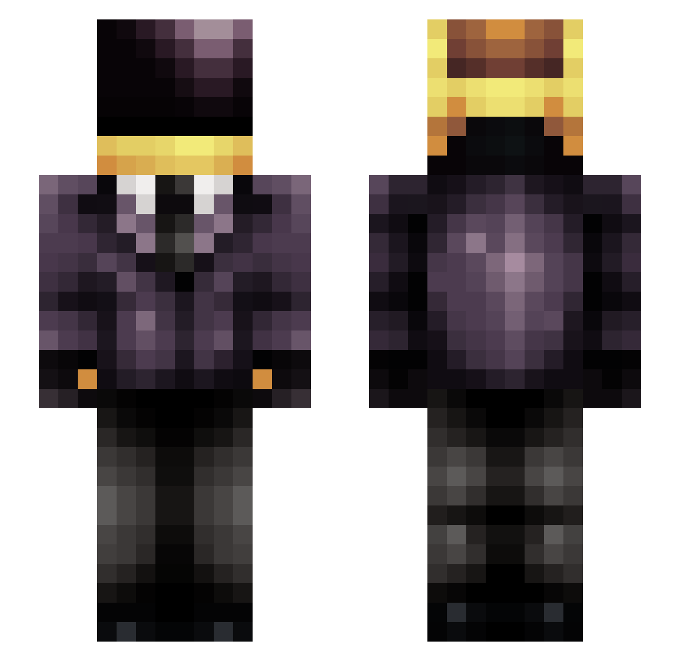 __RINZLER__ Minecraft skin, front and back view