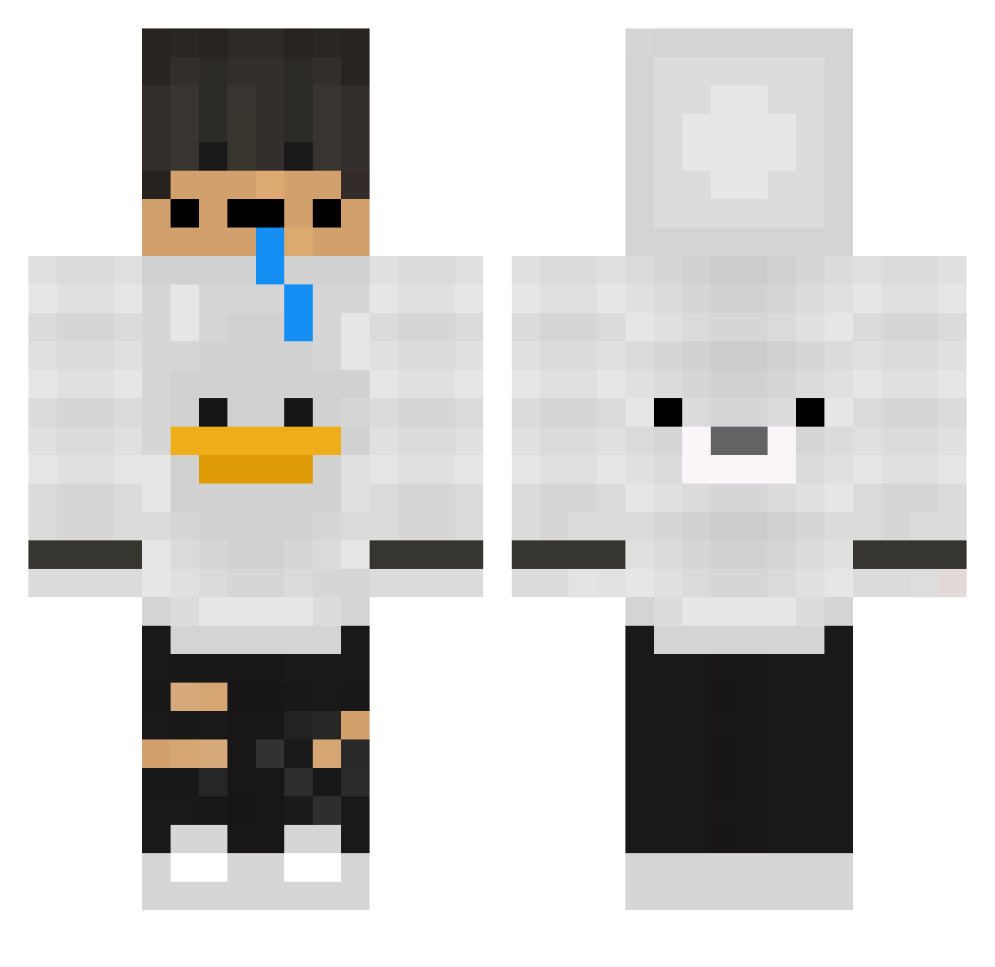 PeterZin_ Minecraft skin, front and back view