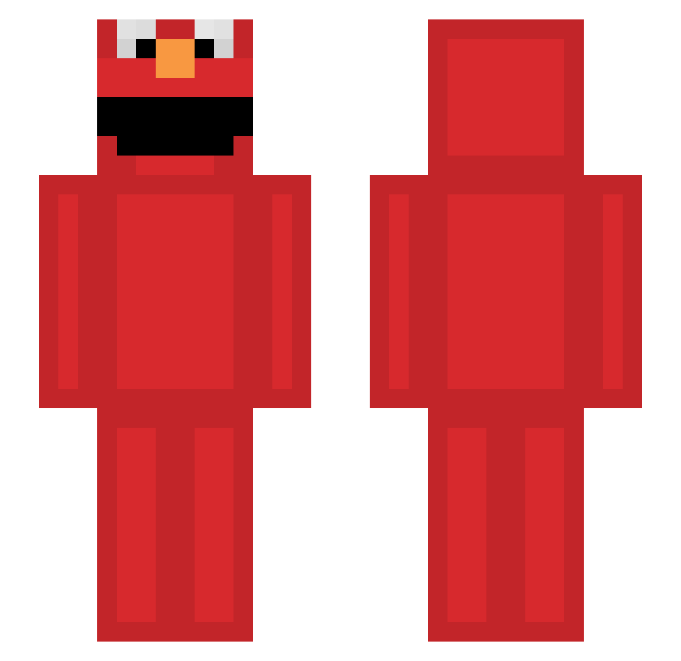 JaKotelByc Minecraft skin, front and back view