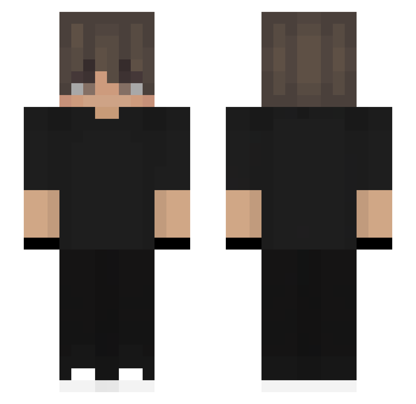 Krzysztof342 Minecraft skin, front and back view