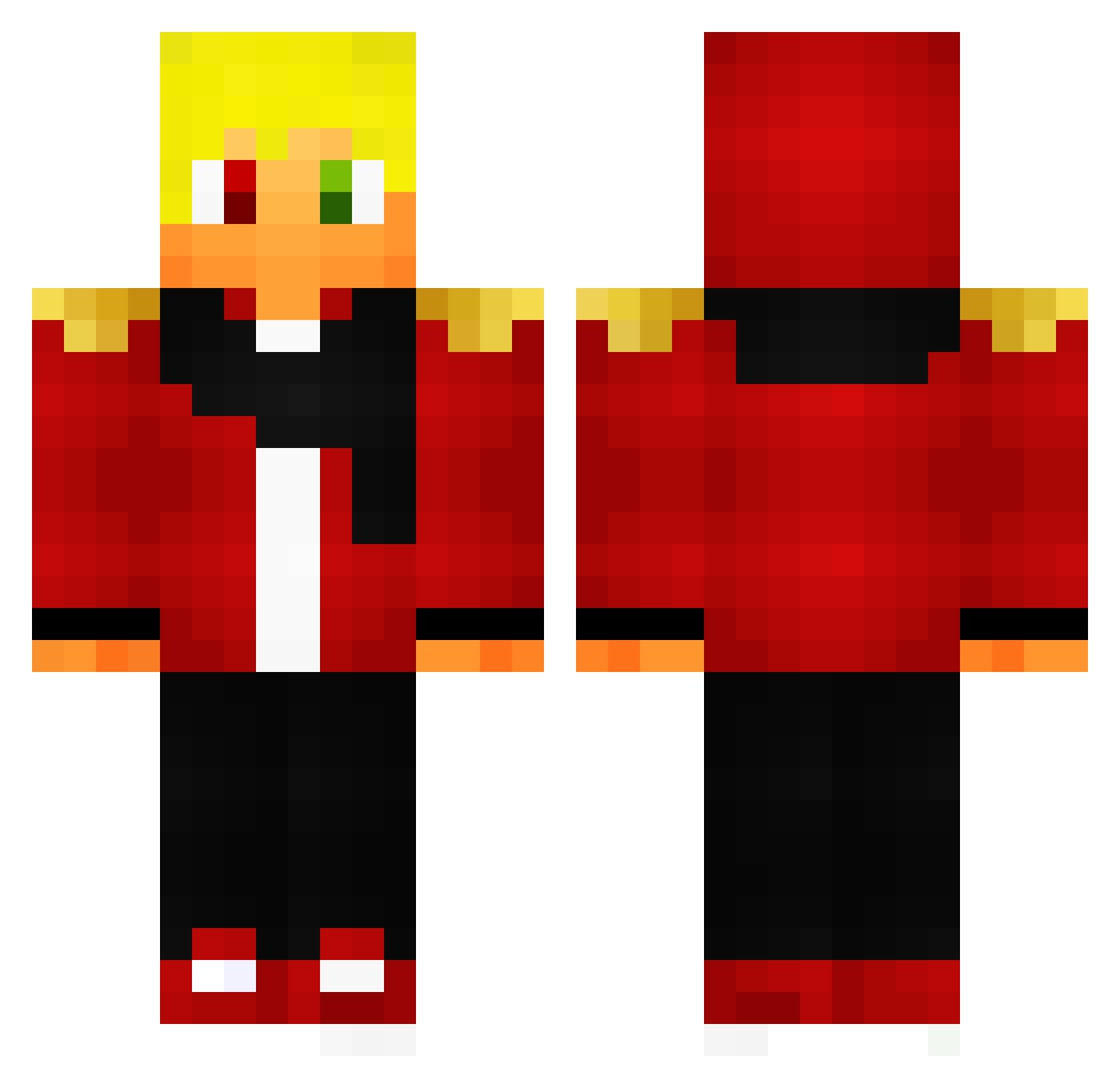 TurkishDelight21 Minecraft skin, front and back view