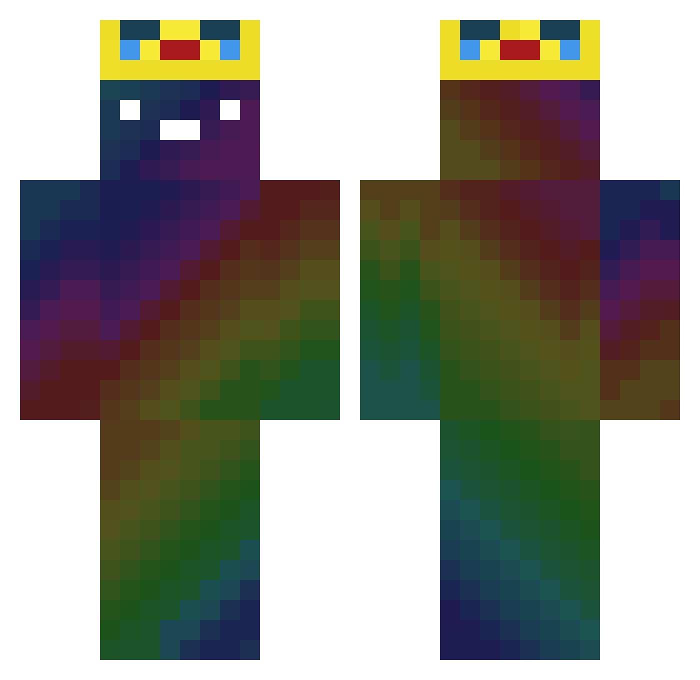 sangho1234 Minecraft skin, front and back view