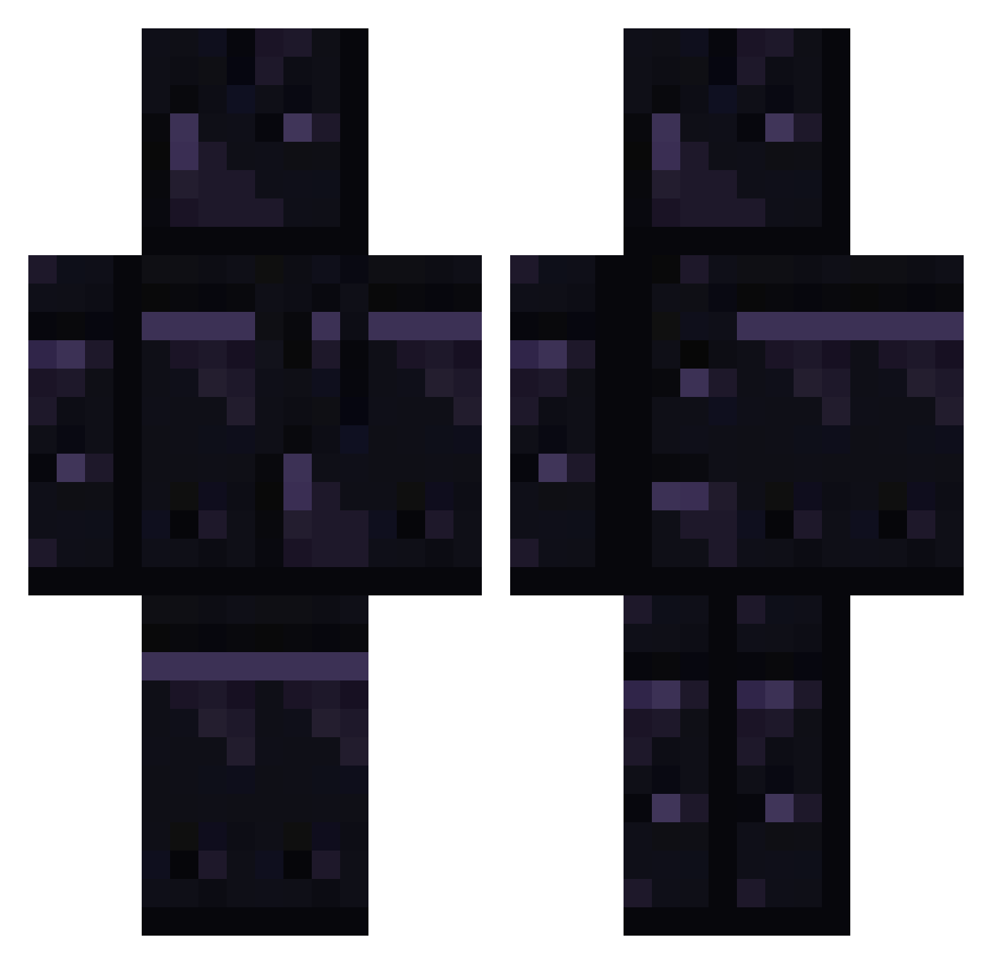 NicolasSurfer Minecraft skin, front and back view