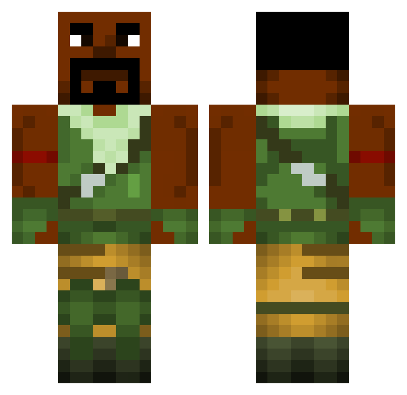 sloofly - commando Minecraft skin