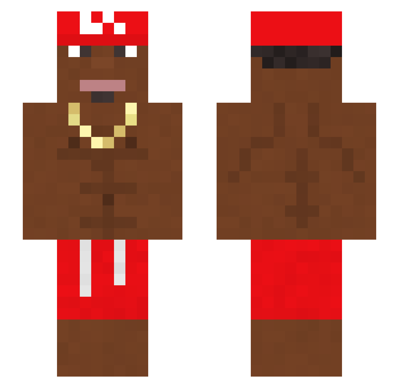 Ratpro_Cze Minecraft skin, front and back view