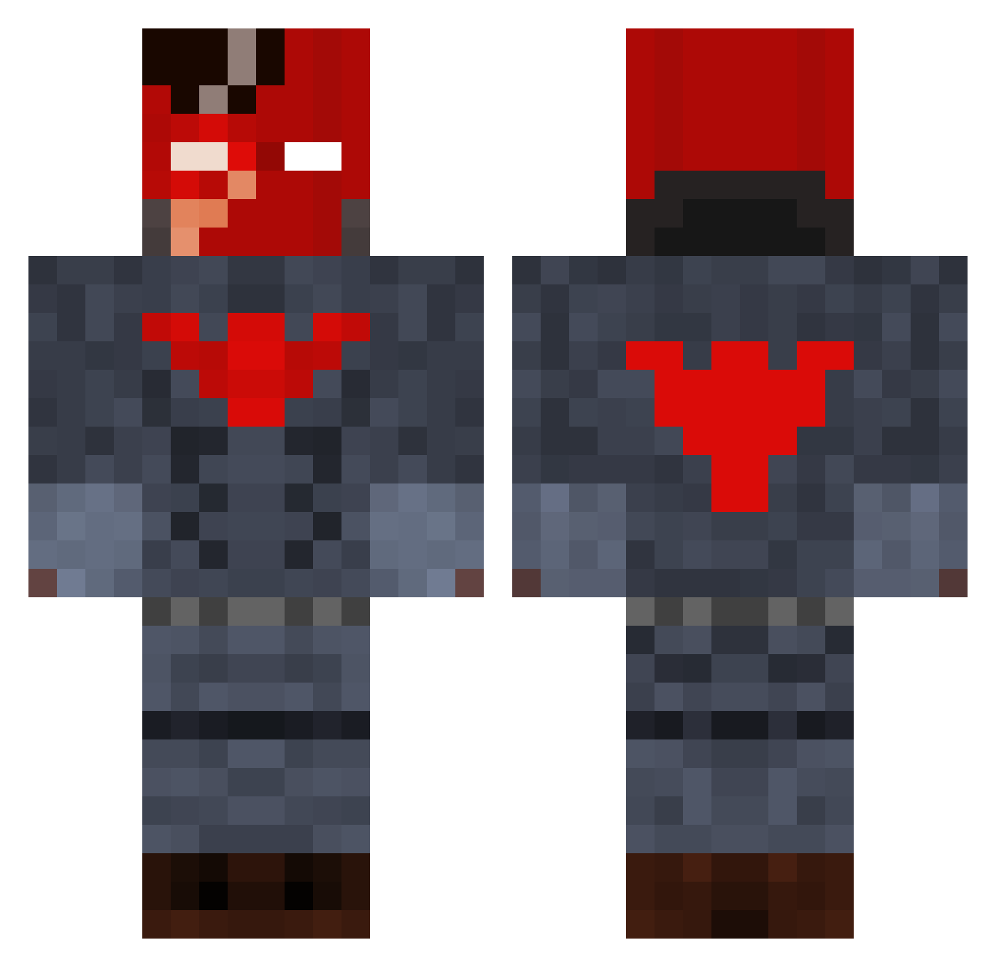 _JacksNotHere_ Minecraft skin, front and back view