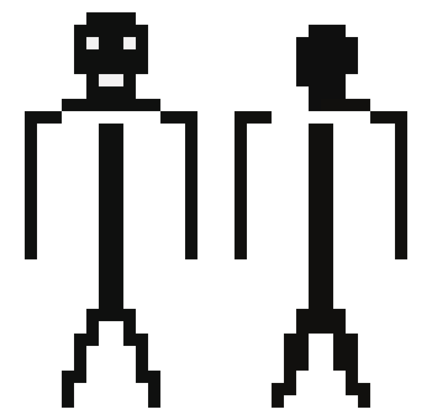 iTwc Minecraft skin, front and back view