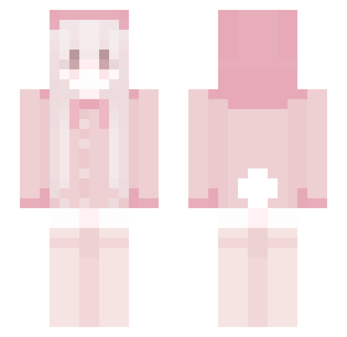 yungcalc921 Minecraft skin, front and back view