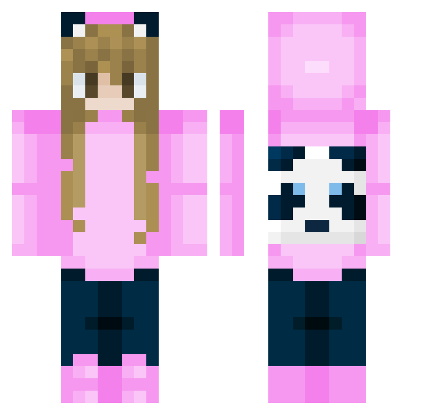 TangyCornet4864 Minecraft skin, front and back view